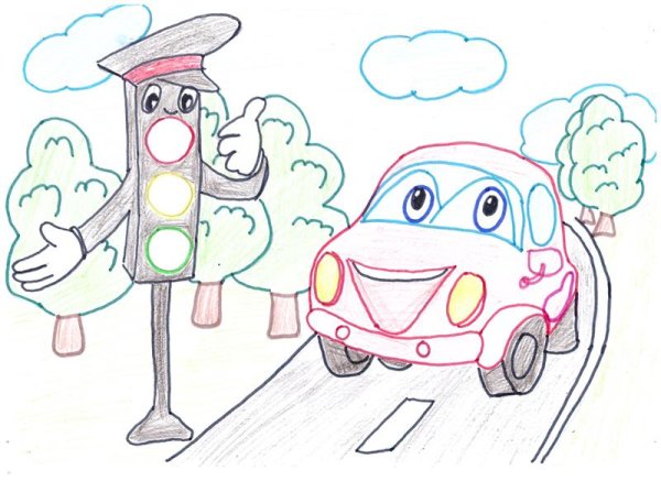 Раскраска ПДД