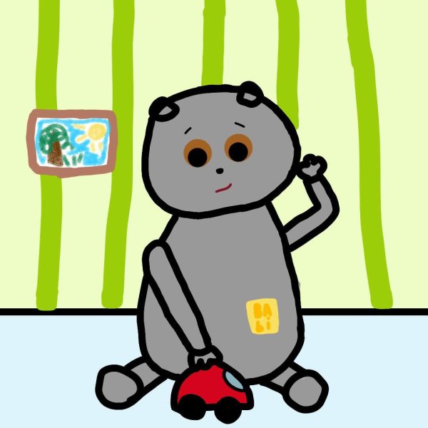 Рисунок Басика для срисовки