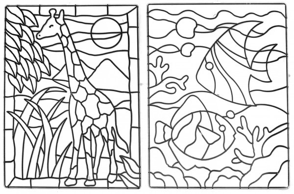 Витраж трафареты для росписи