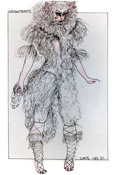 Эскиз костюма к мюзиклу