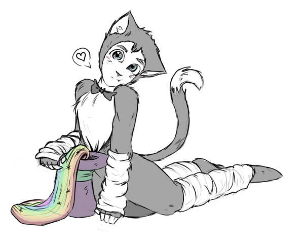 Мистер Мистофелис кошки рисунок