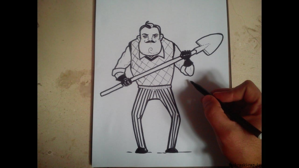 Для рисования привет сосед