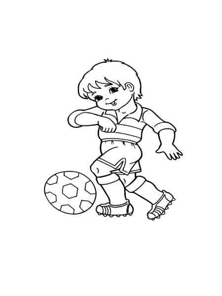 Спортивные раскраски для детей