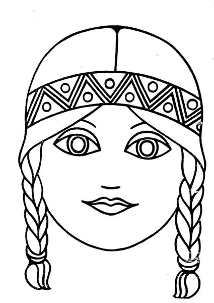 Портрет русской красавицы