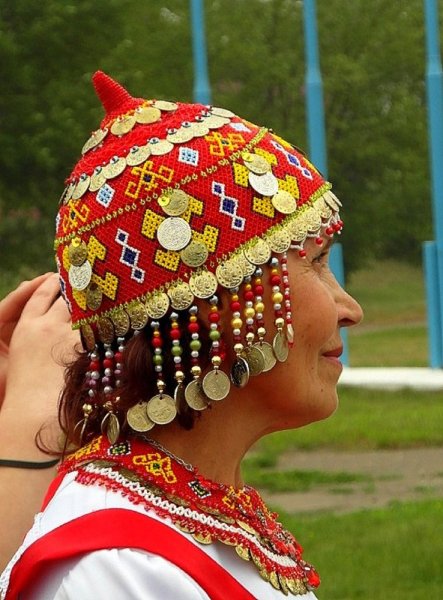 Чувашский национальный костюм хушпу