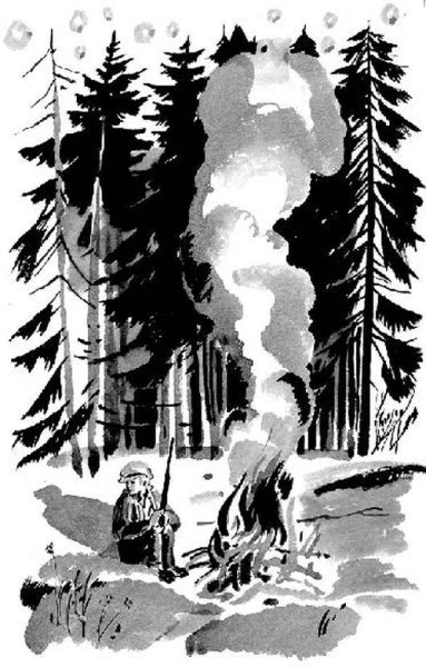 Иллюстрация сказки Астафьева Васюткино озеро