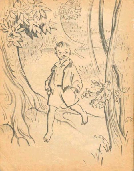 Рисунок Васютка в тайге