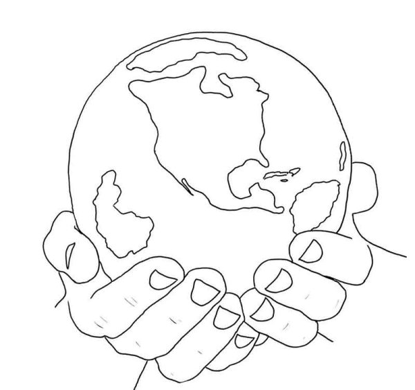 День земли раскраска