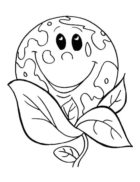 Земля раскраска для детей