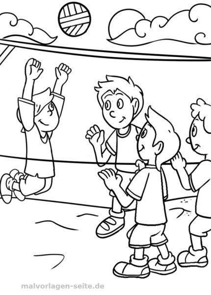 Детский лагерь раскраска