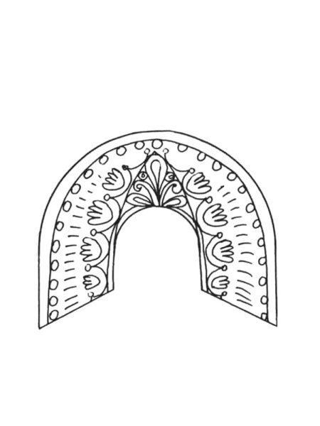 Кокошник эскиз