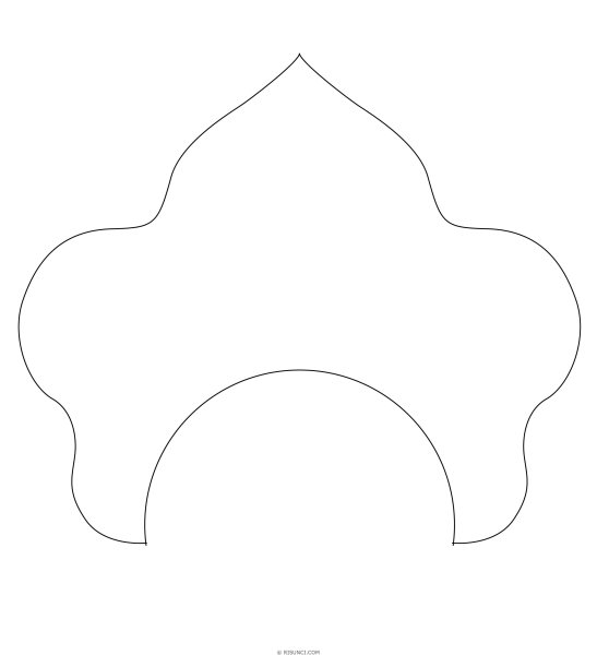 Девушка в кокошнике раскраска