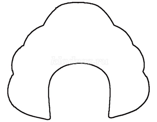 Кокошник рисунок