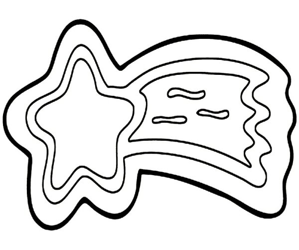 Пряничный человечек раскраска