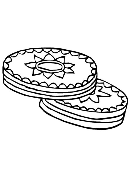 Gingerbread man раскраска