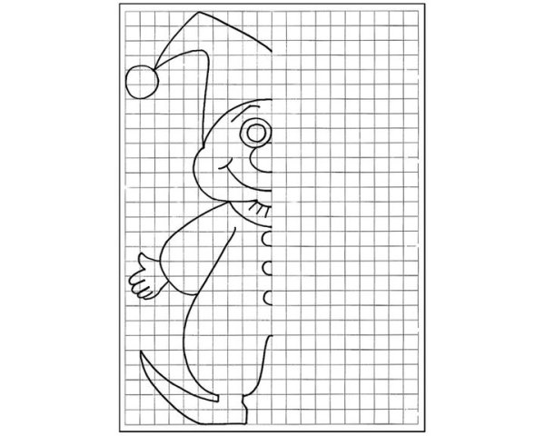 Дорисовывание симметричной половины изображения