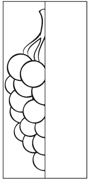 Овощи дорисуй половинку