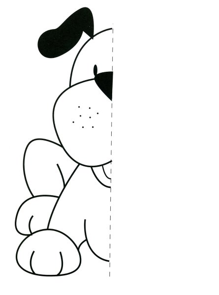 Дорисуй половинку