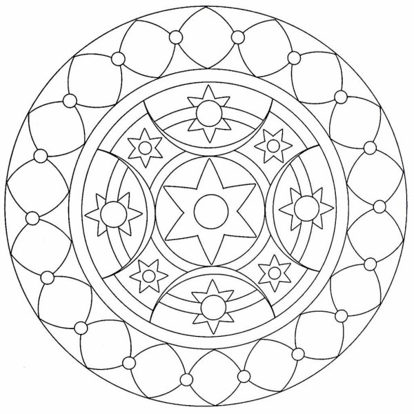 Орнамент в круге