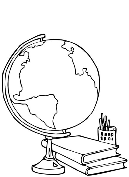Планета земля раскраска