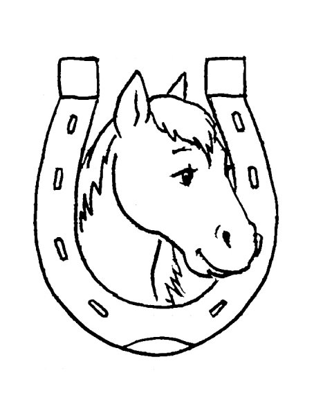 Подкова шаблон