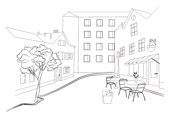 Раскраска мой город для детей