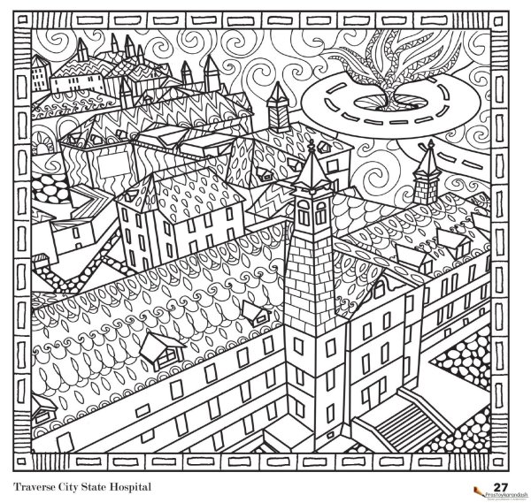 Раскраска "город"