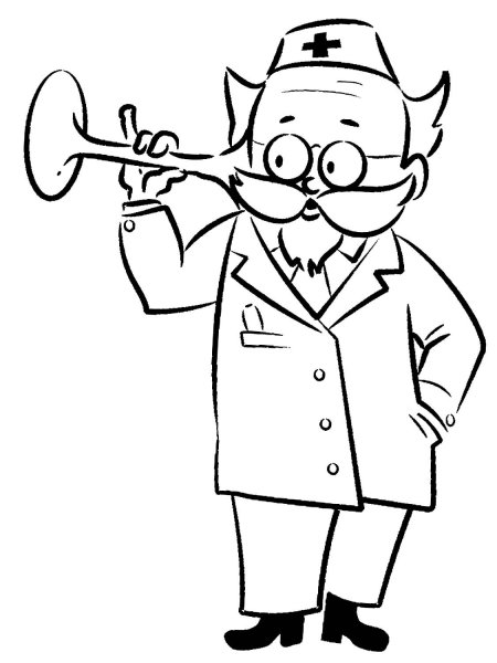 Профессии раскраски для детей