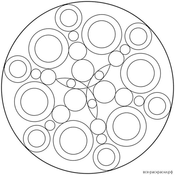 Кружочки для раскрашивания