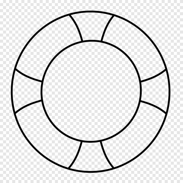 Круг раскраска для детей