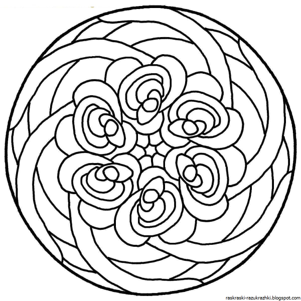 Животный орнамент в круге