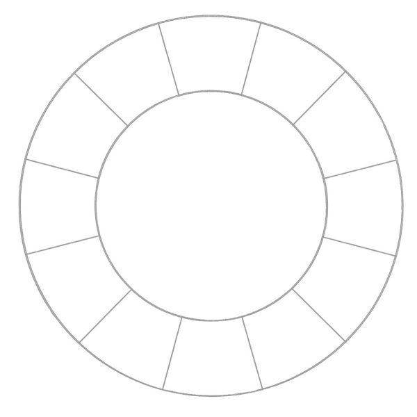 Картинка раскраска круг