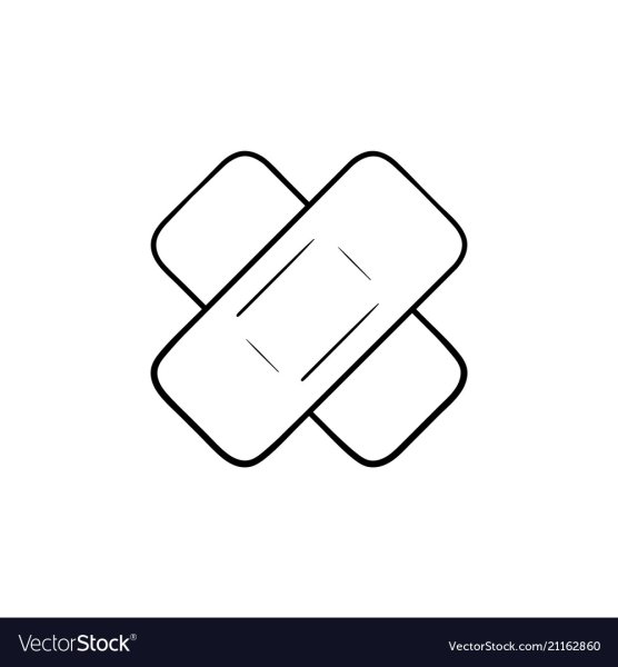 Пластырь силуэт