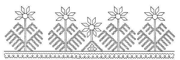 Украинский орнамент раскраска