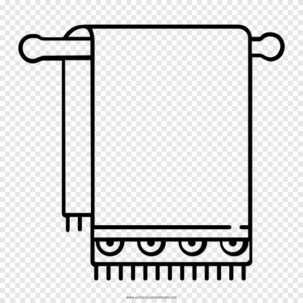 Полотенце раскраска для детей