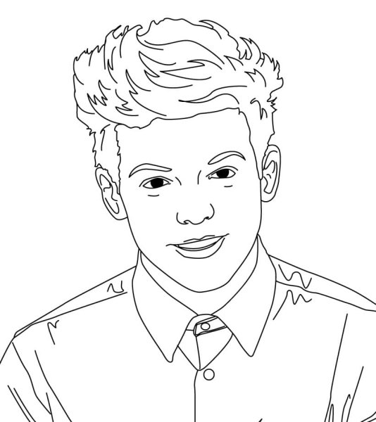 Контур лица для рисования для детей