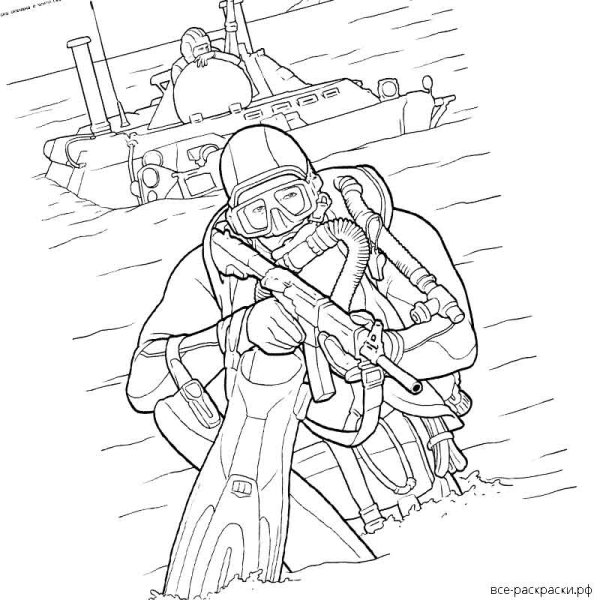 Раскраски для мальчиков солдаты