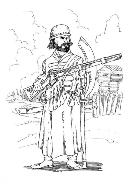 Солдат раскраска