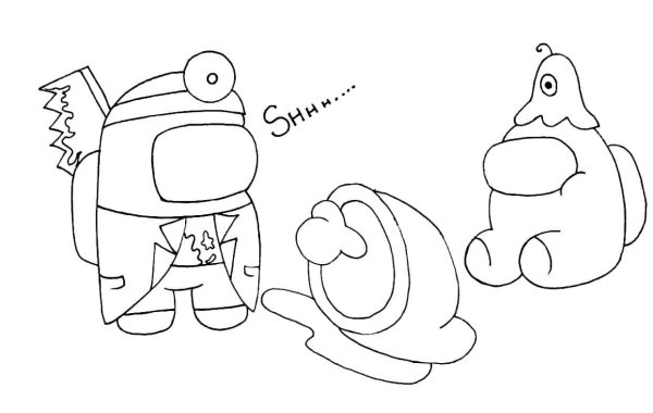 Амонг АС АС раскраски