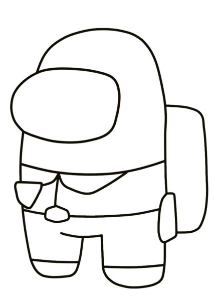 Амонг АС белый персонаж