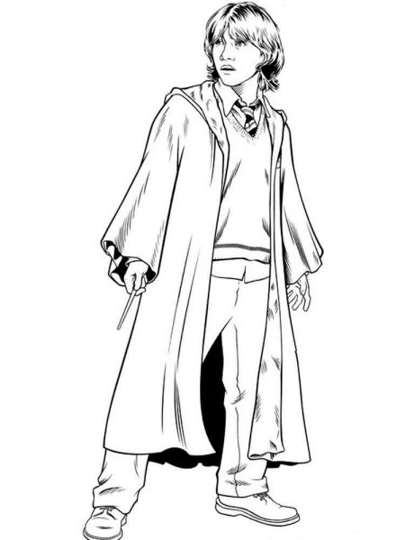 Раскраски Гарри Поттер Сириус Блэк