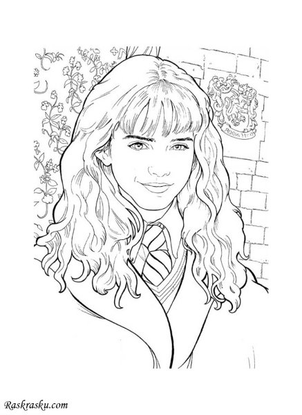 Раскраска Гарри Поттер