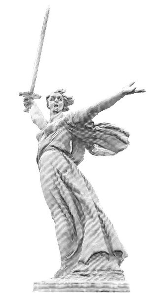 Родина-мать Волгоград раскраска