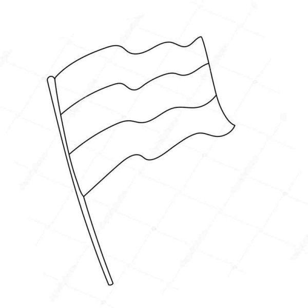 Флаг России раскраска