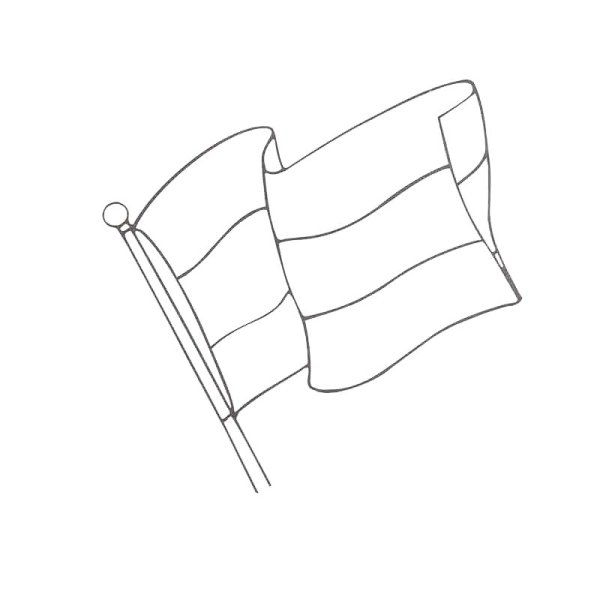 Флаг раскраска