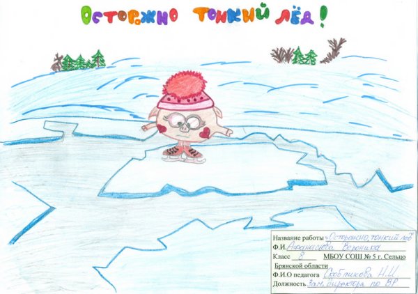 Осторожно лед рисунки