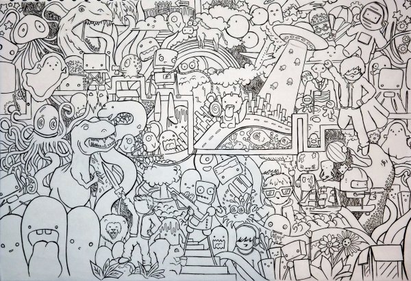 Суперкрошки разукрашка