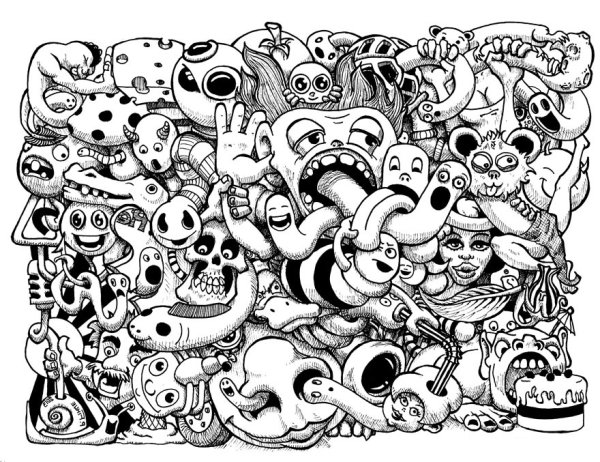 Раскраска инди КИД Пинтерест