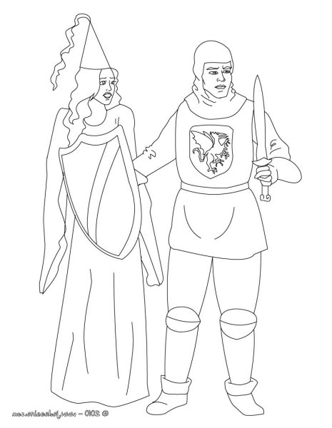 Руслан и Людмила раскраска