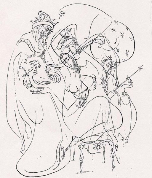 Руслан и Людмила раскраска